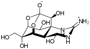 Tetrodotoxin (TTX)  [4368-28-9] Chemical Structure