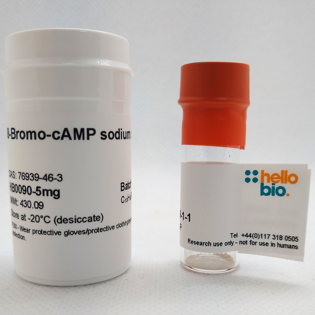 8-Bromo-cAMP sodium salt (8-Br-cAMP) product vial image | Hello Bio