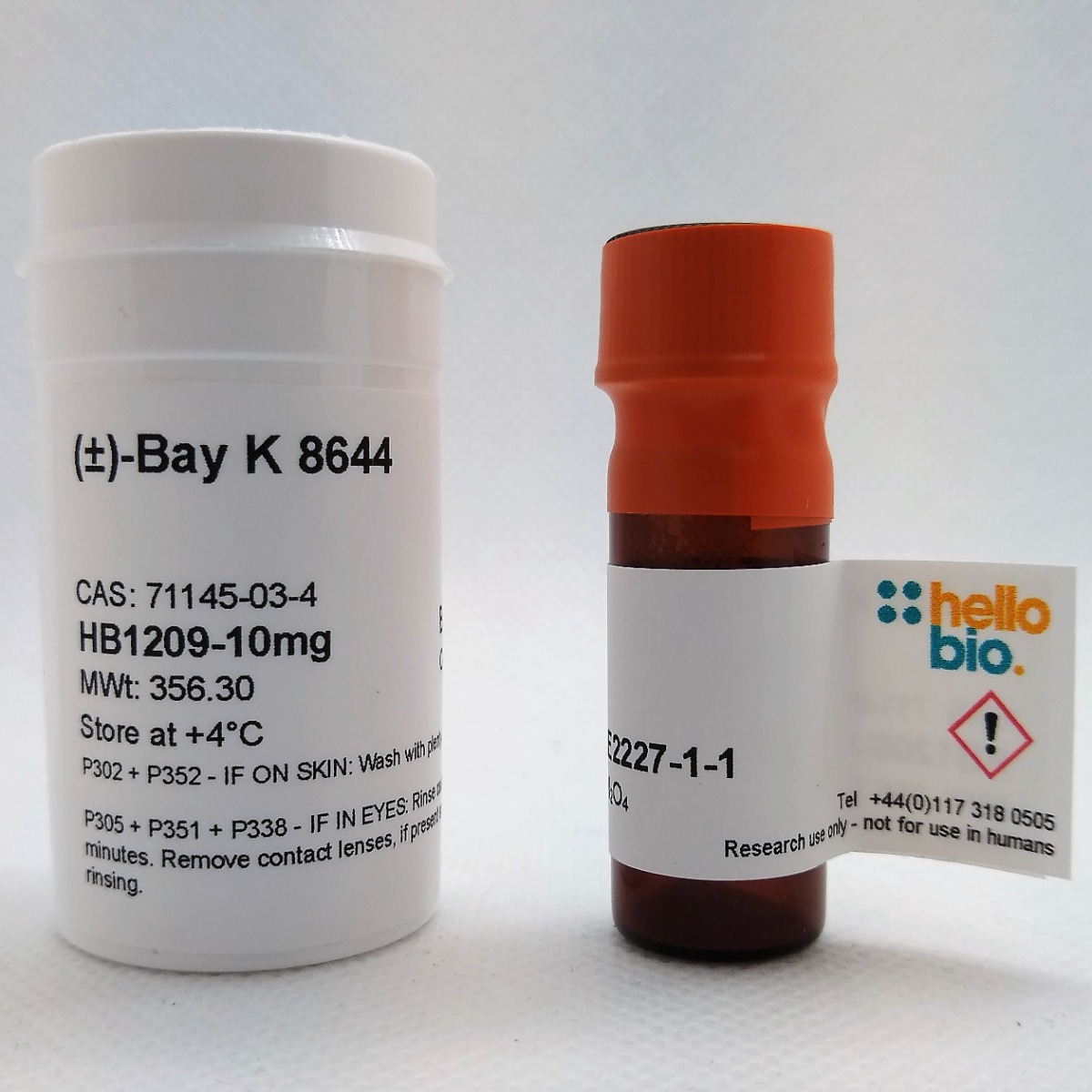 (±)-Bay K 8644 product vial image | Hello Bio