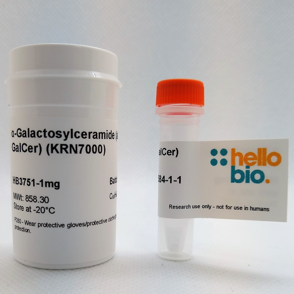 α-Galactosylceramide (alpha-GalCer) (KRN7000) product vial image | Hello Bio
