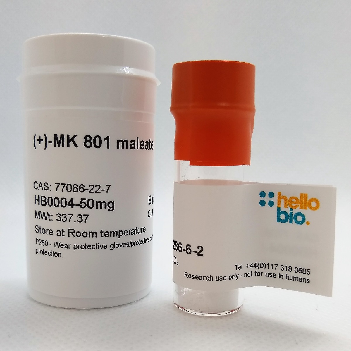 (+)-MK 801 maleate product vial image | Hello Bio