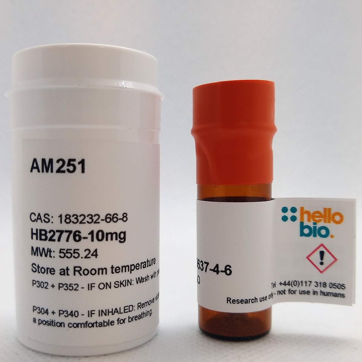 AM251 product vial image | Hello Bio