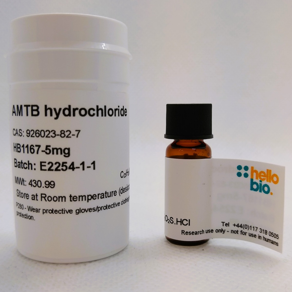 AMTB hydrochloride product vial image | Hello Bio