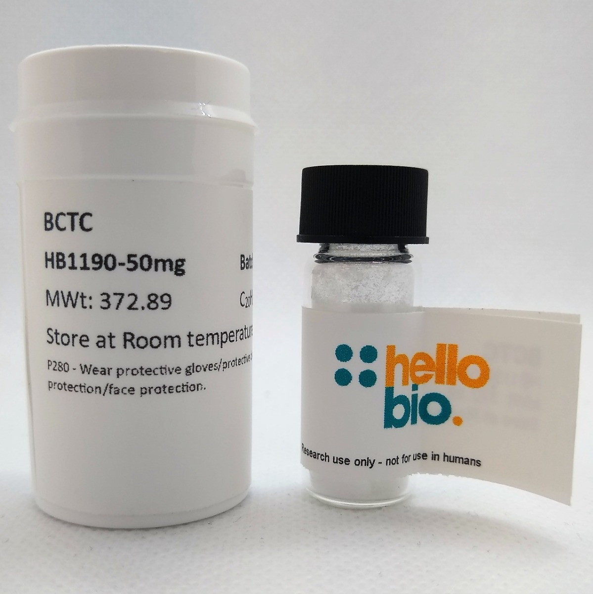 BCTC product vial image | Hello Bio
