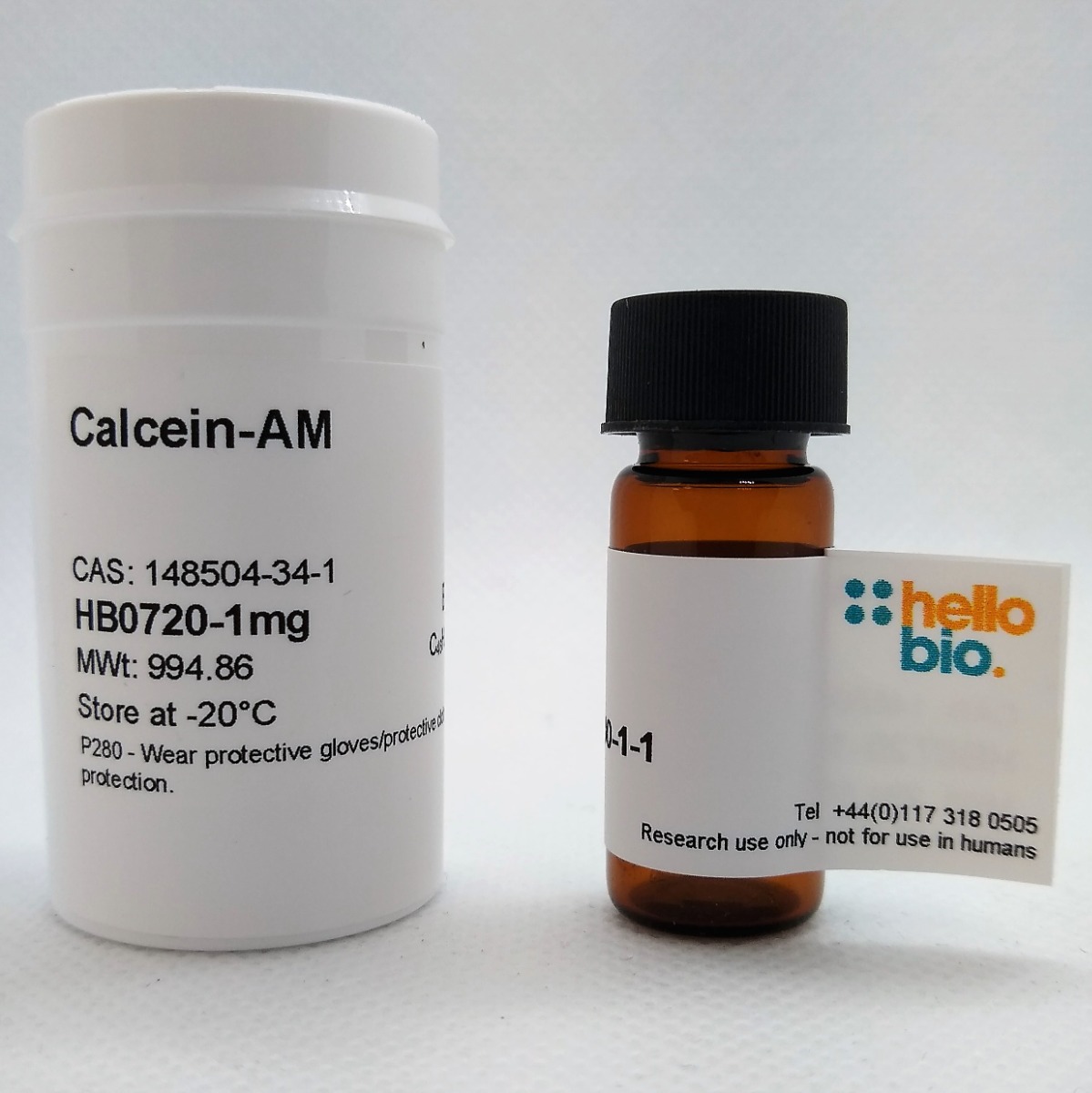 Calcein-AM product vial image | Hello Bio