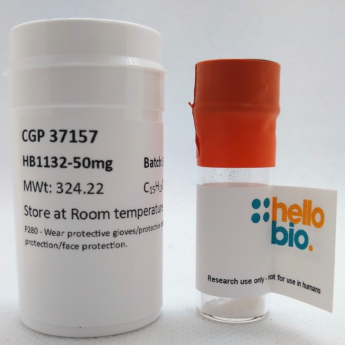 CGP 37157 product vial image | Hello Bio