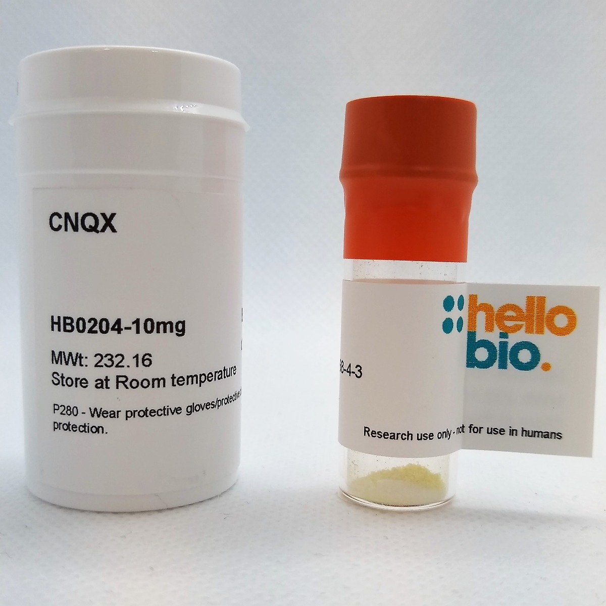 CNQX product vial image | Hello Bio
