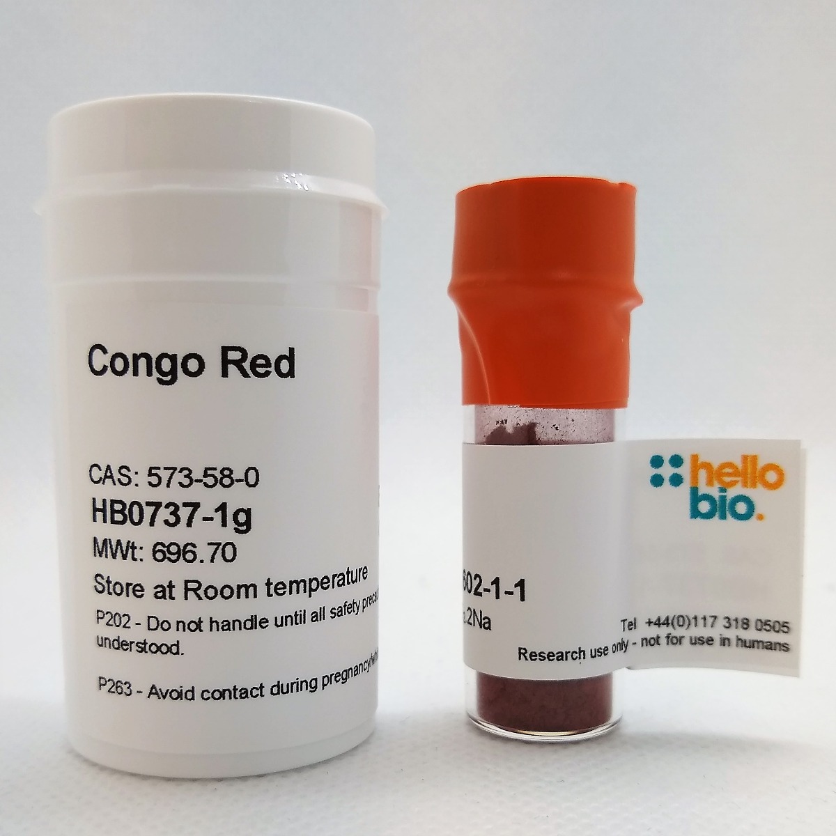 Congo Red product vial image | Hello Bio