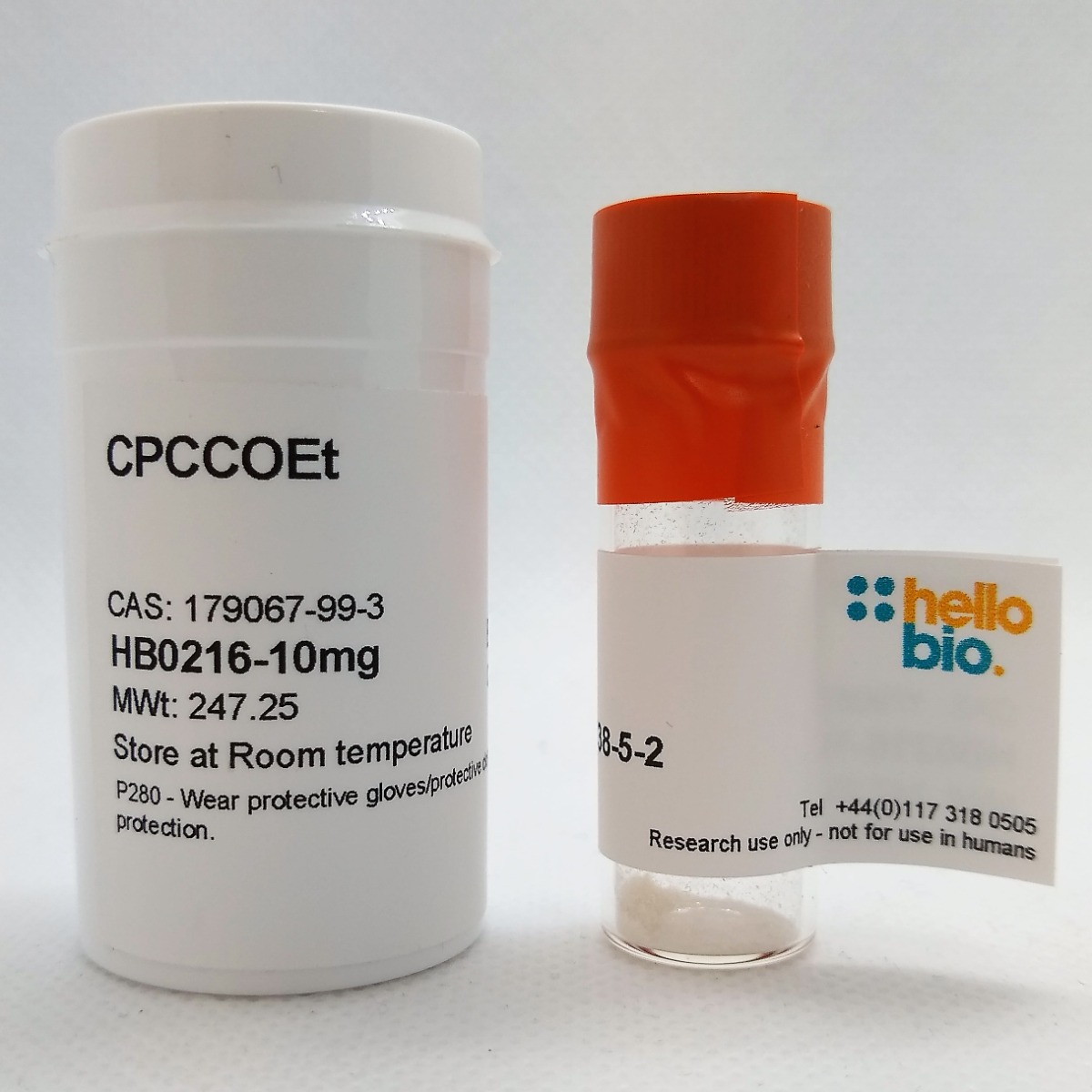 CPCCOEt product vial image | Hello Bio