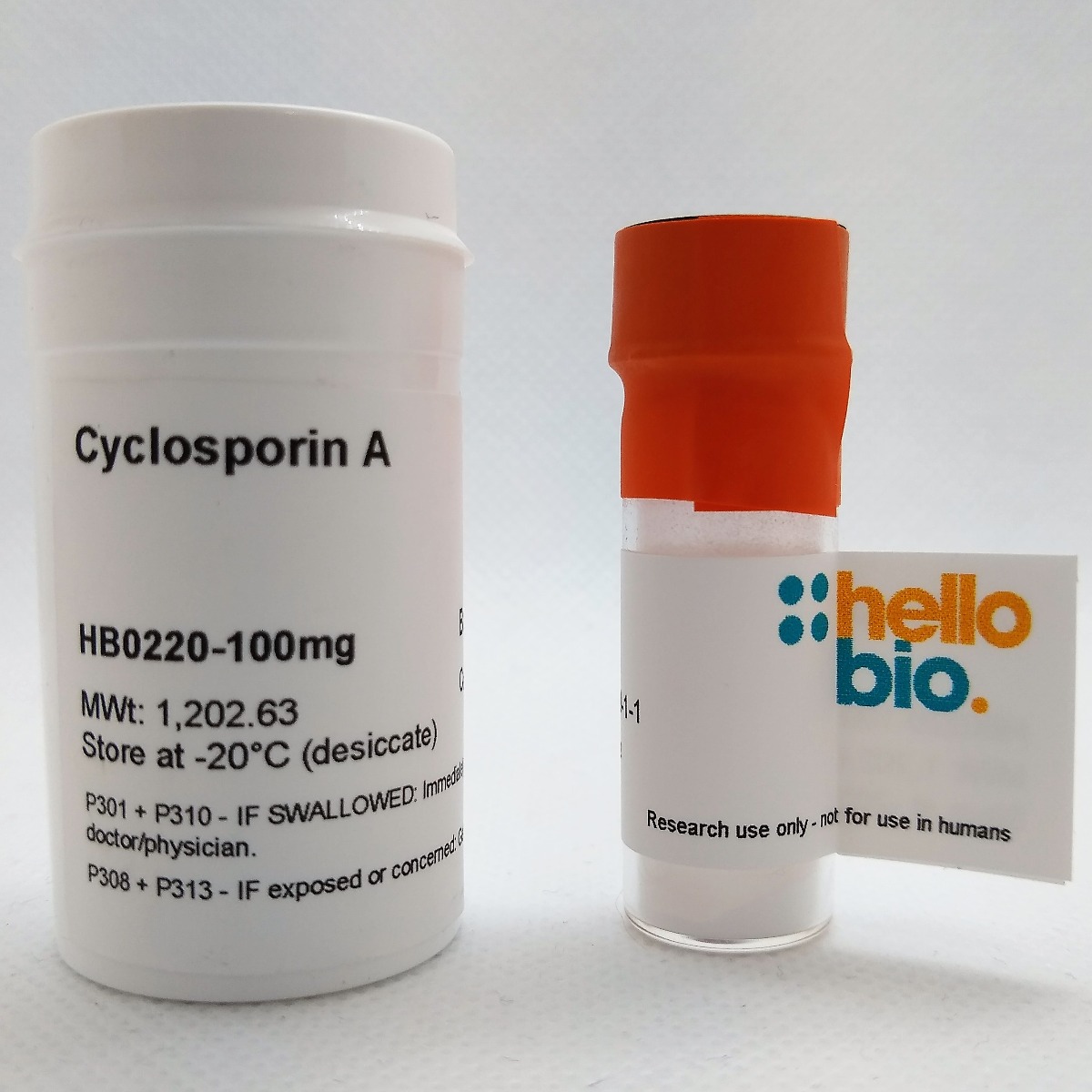 Cyclosporin A product vial image | Hello Bio