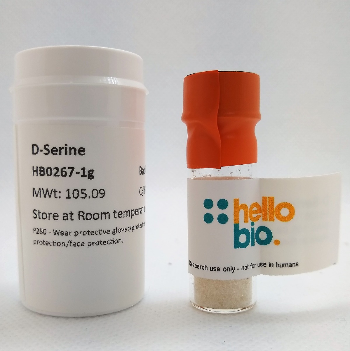 D-Serine product vial image | Hello Bio