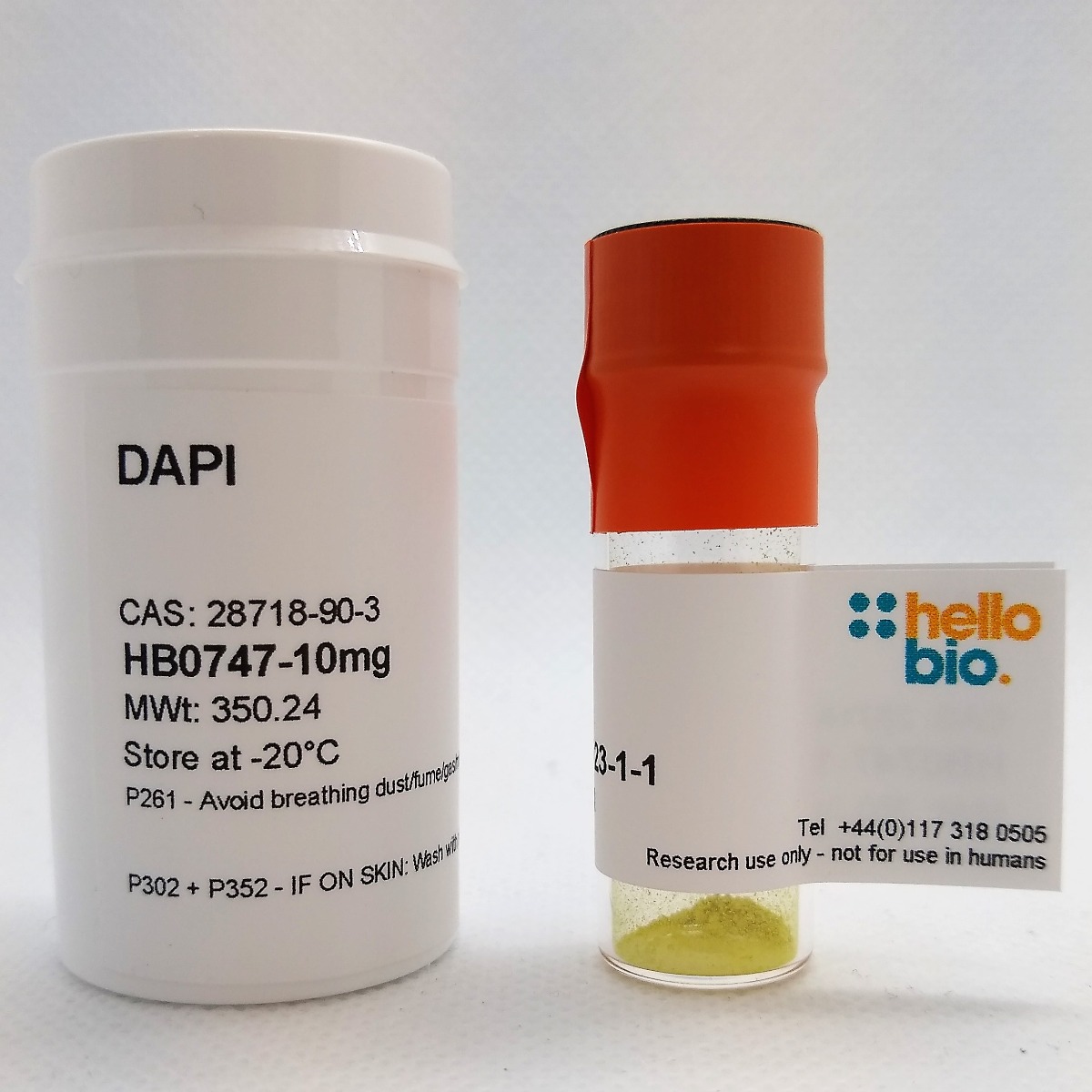 DAPI product vial image | Hello Bio