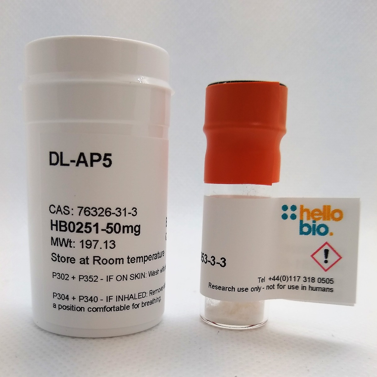 DL-AP5 product vial image | Hello Bio