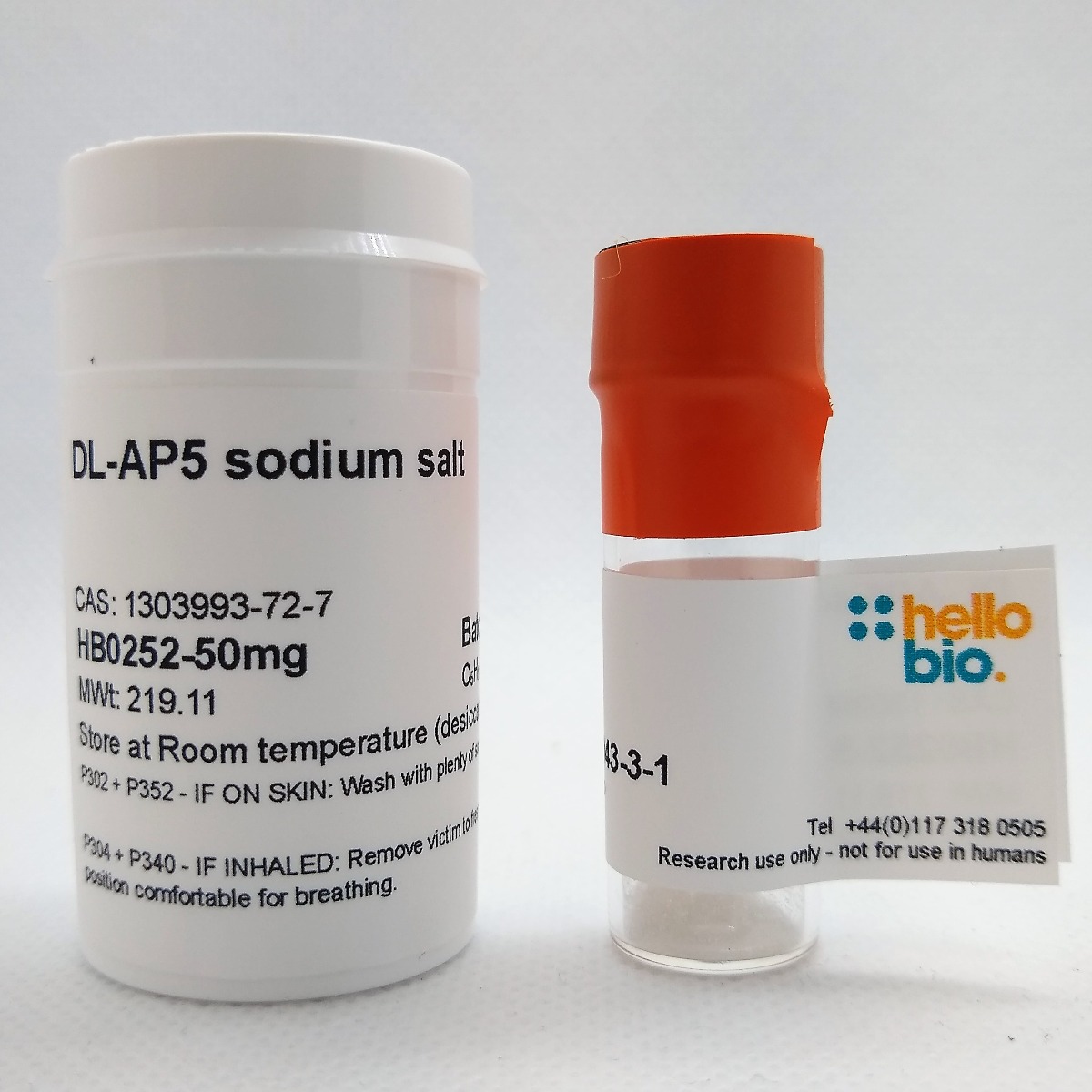 DL-AP5 sodium salt product vial image | Hello Bio