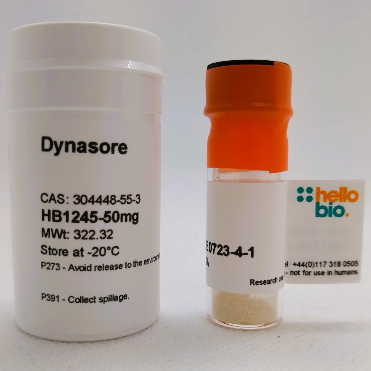 Dynasore product vial image | Hello Bio