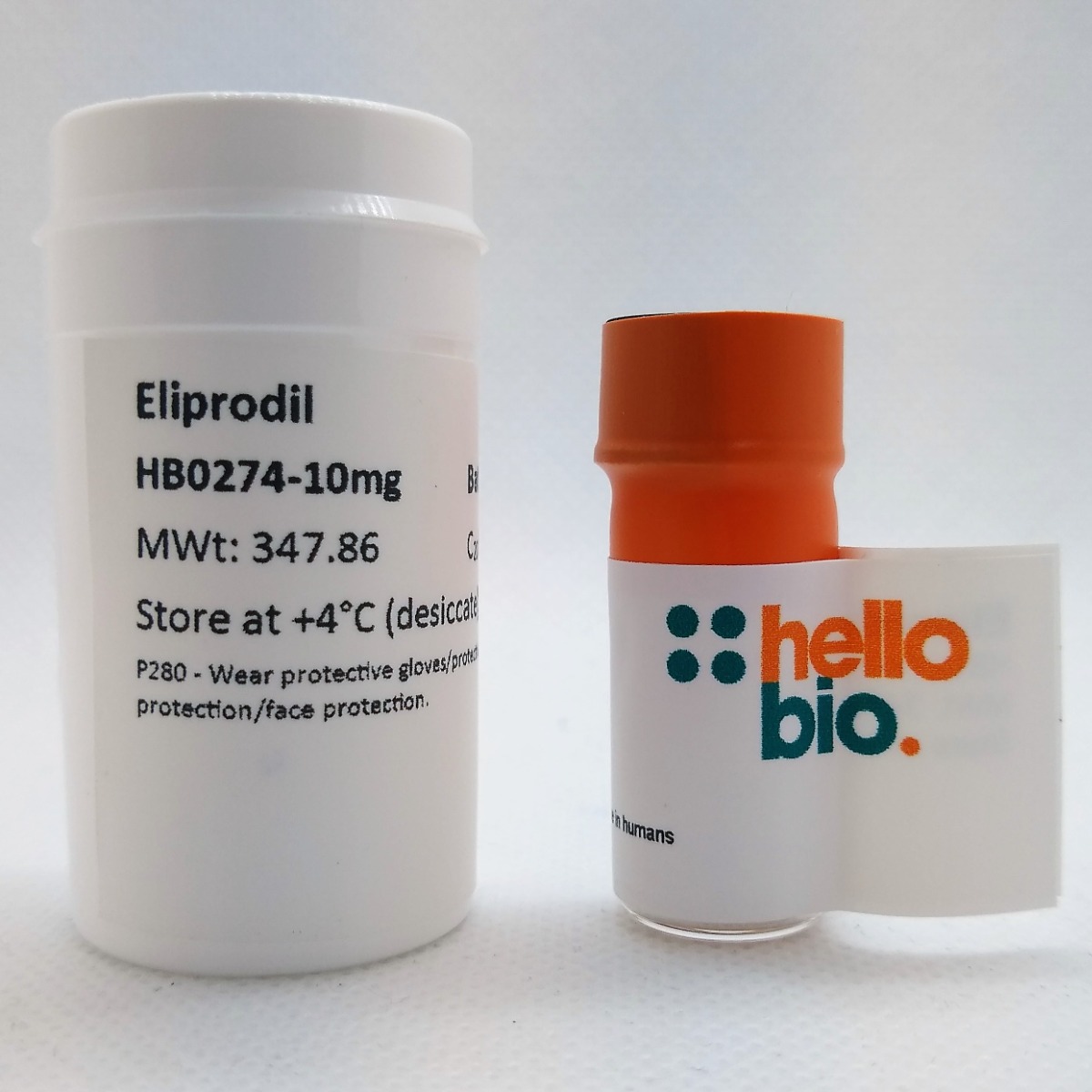 Eliprodil product vial image | Hello Bio
