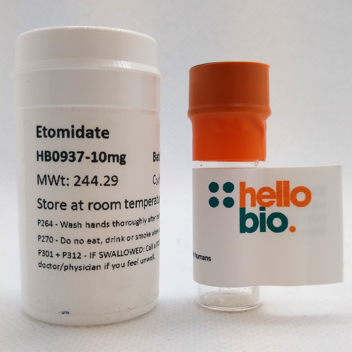Etomidate product vial image | Hello Bio