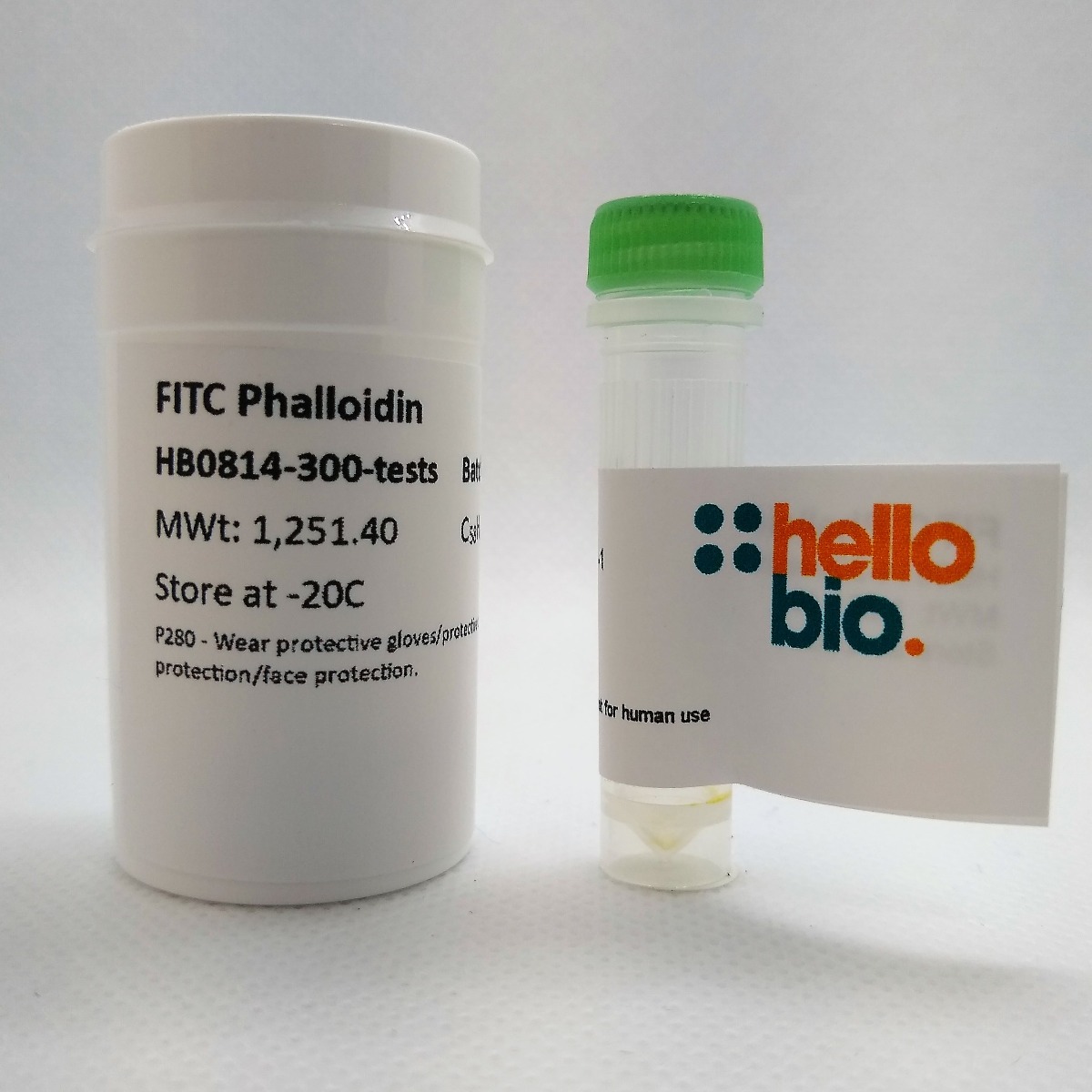 FITC Phalloidin product vial image | Hello Bio