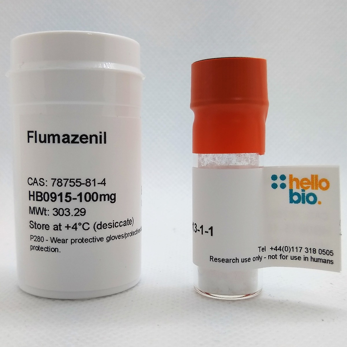 Flumazenil product vial image | Hello Bio