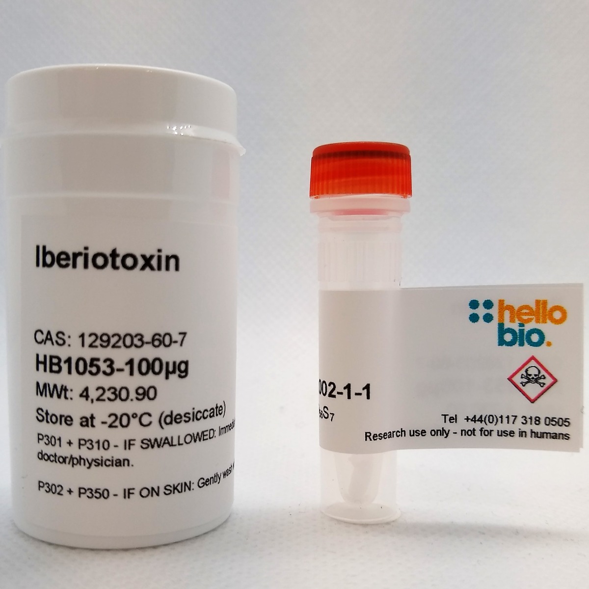 Iberiotoxin product vial image | Hello Bio
