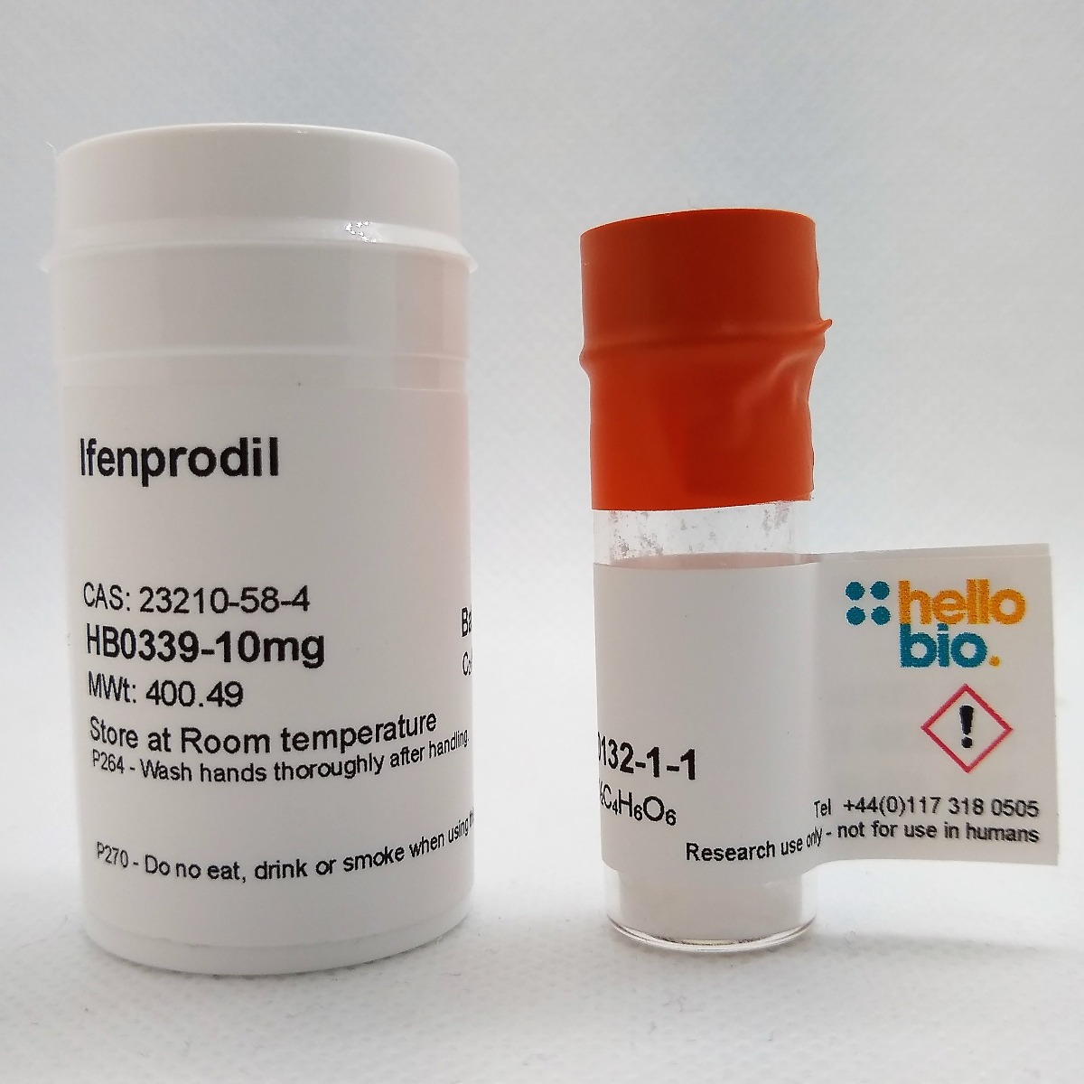 Ifenprodil product vial image | Hello Bio
