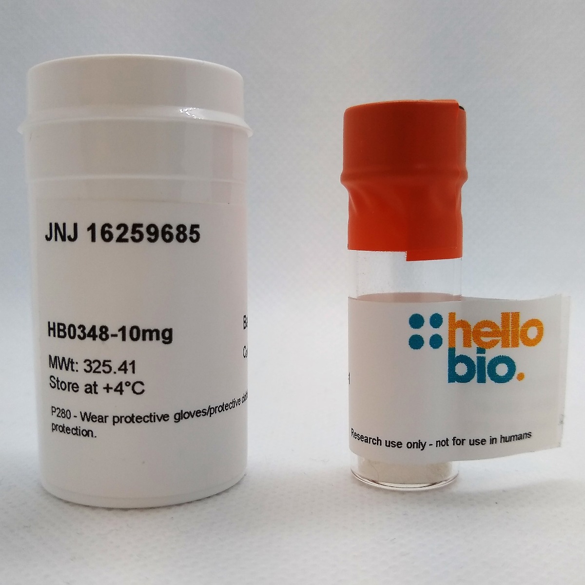 JNJ 16259685 product vial image | Hello Bio
