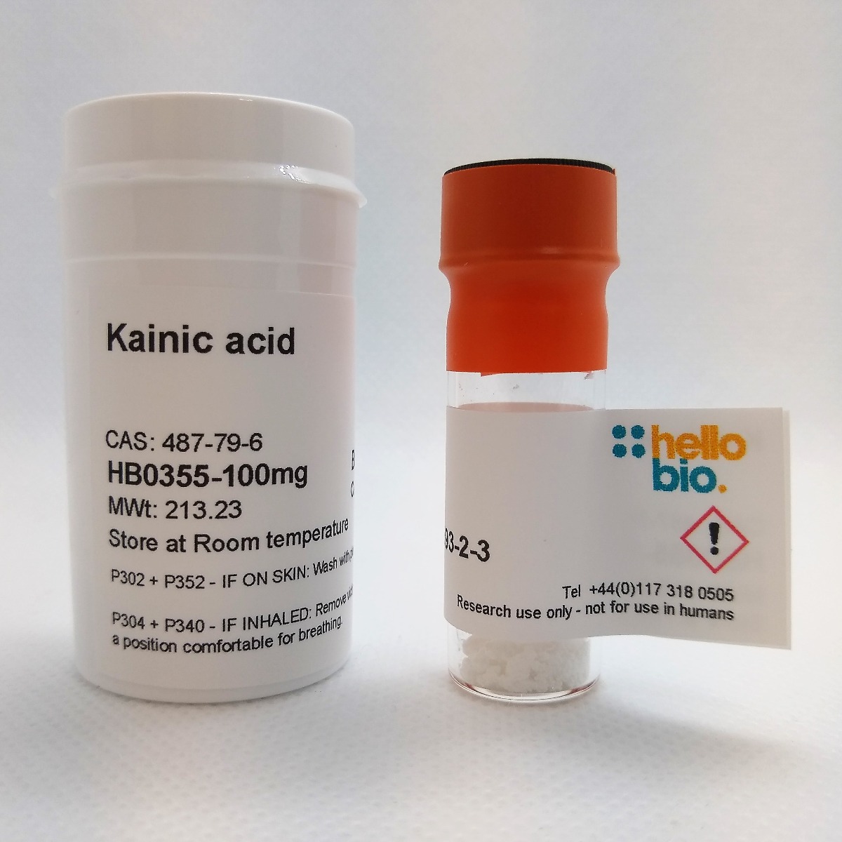 Kainic Acid product vial image | Hello Bio