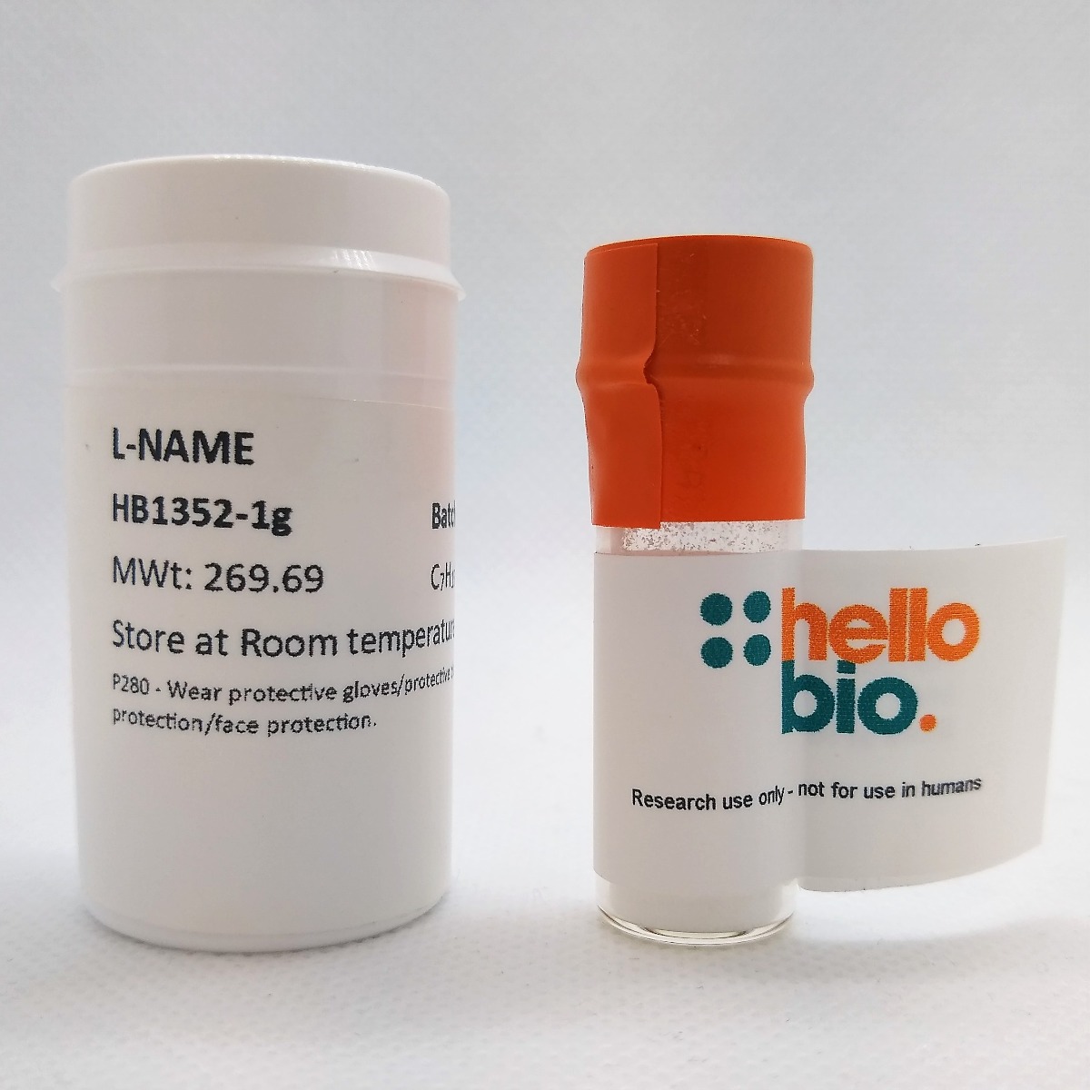 L-NAME product vial image | Hello Bio