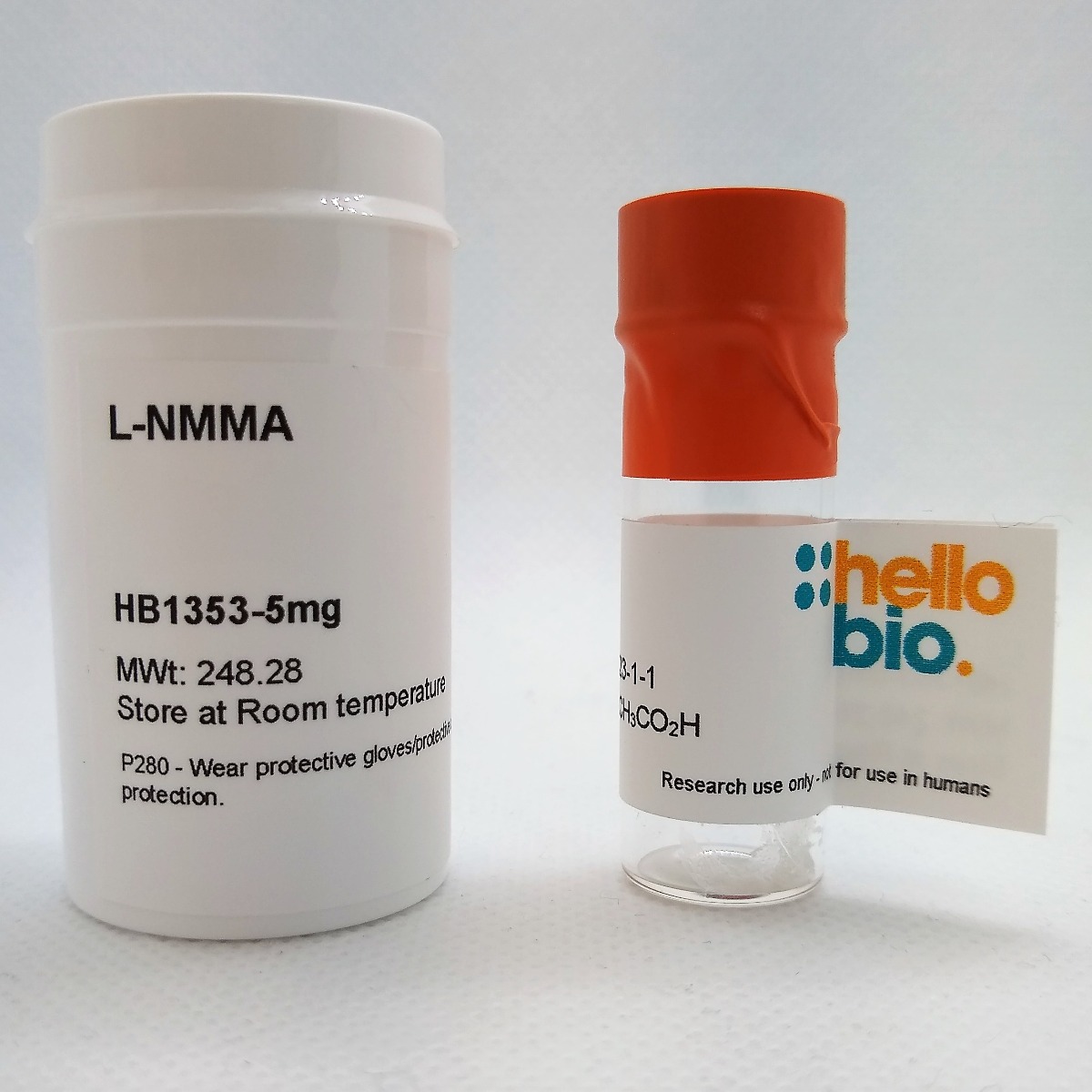 L-NMMA product vial image | Hello Bio