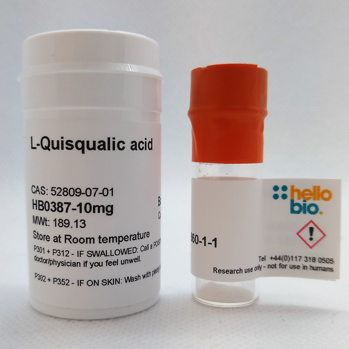 L-Quisqualic acid product vial image | Hello Bio