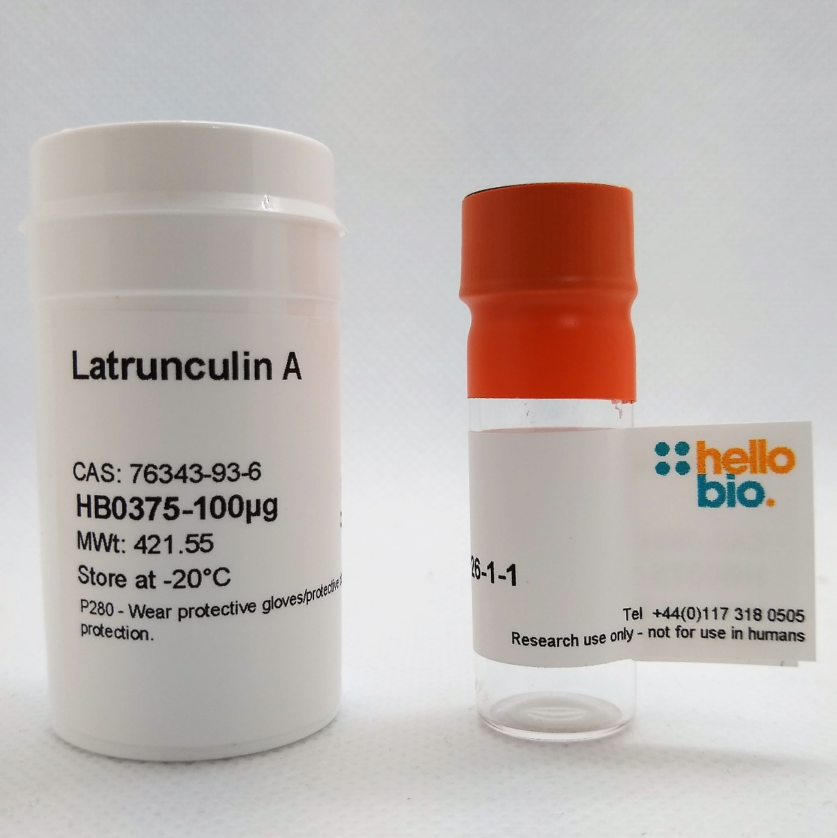 Latrunculin A product vial image | Hello Bio