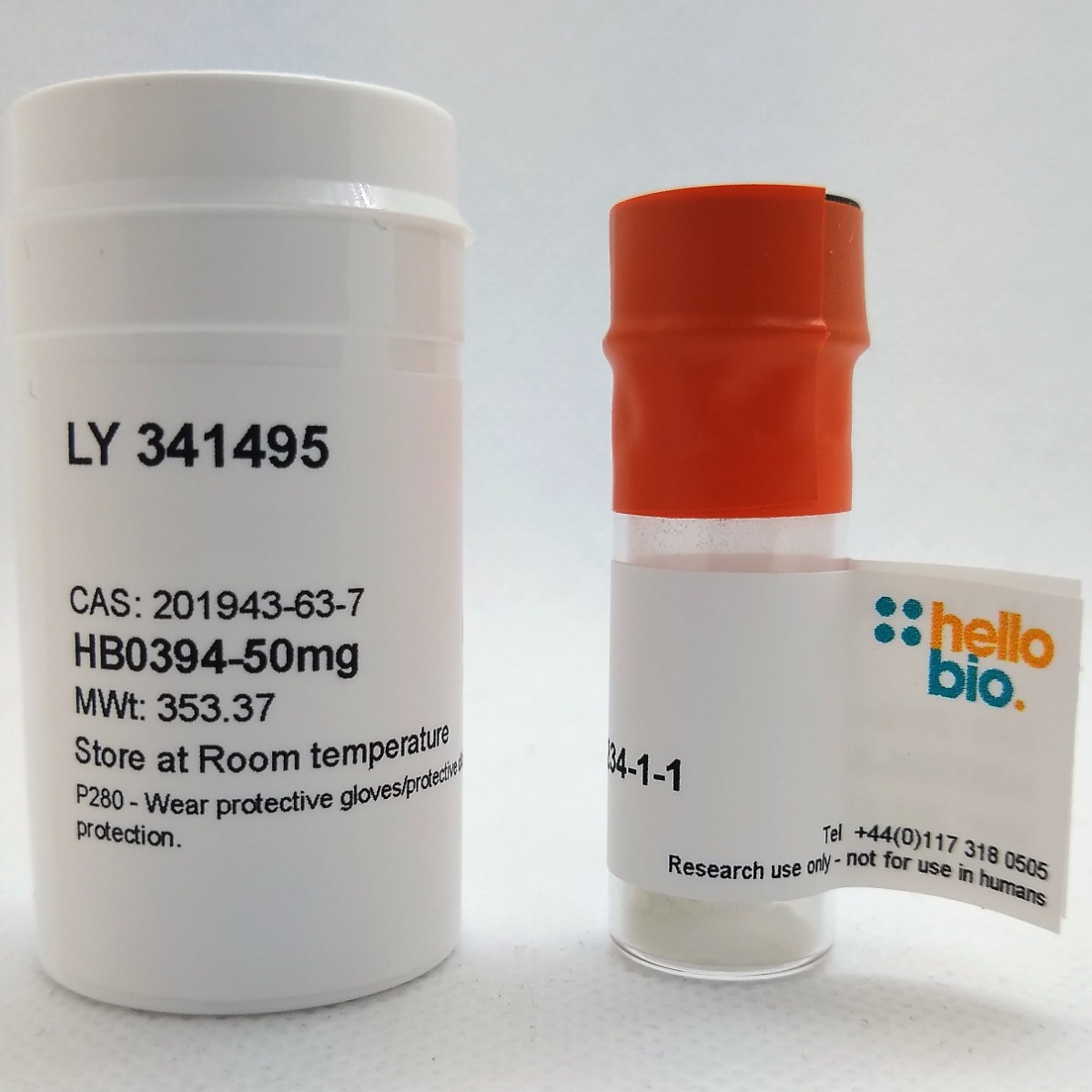 LY 341495 product vial image | Hello Bio