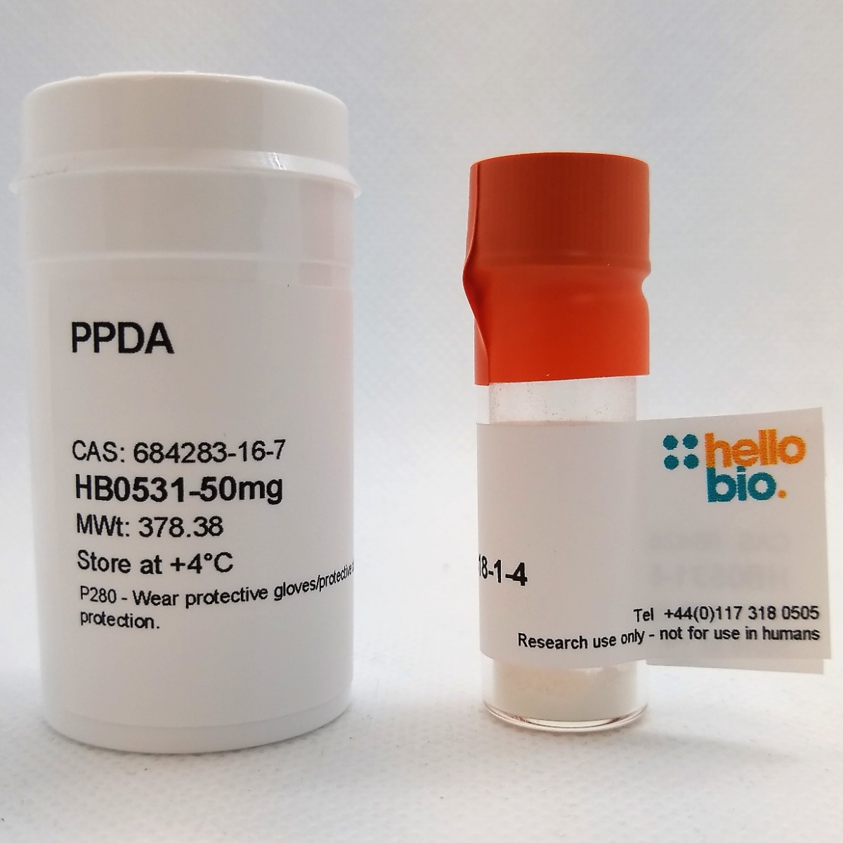 PPDA product vial image | Hello Bio