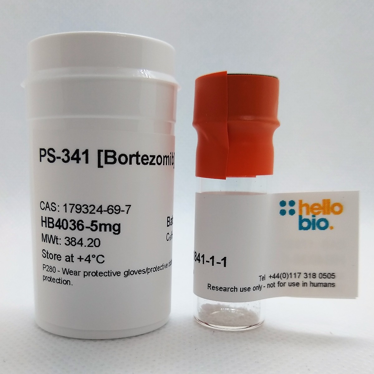 PS-341 [Bortezomib] product vial image | Hello Bio