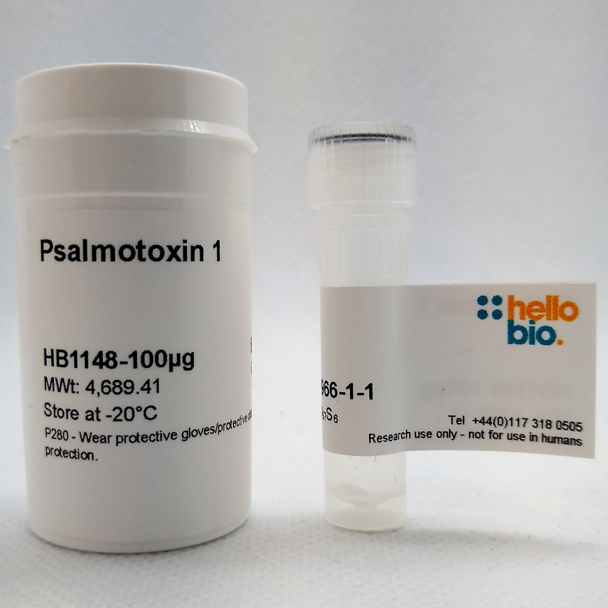 Psalmotoxin 1 product vial image | Hello Bio