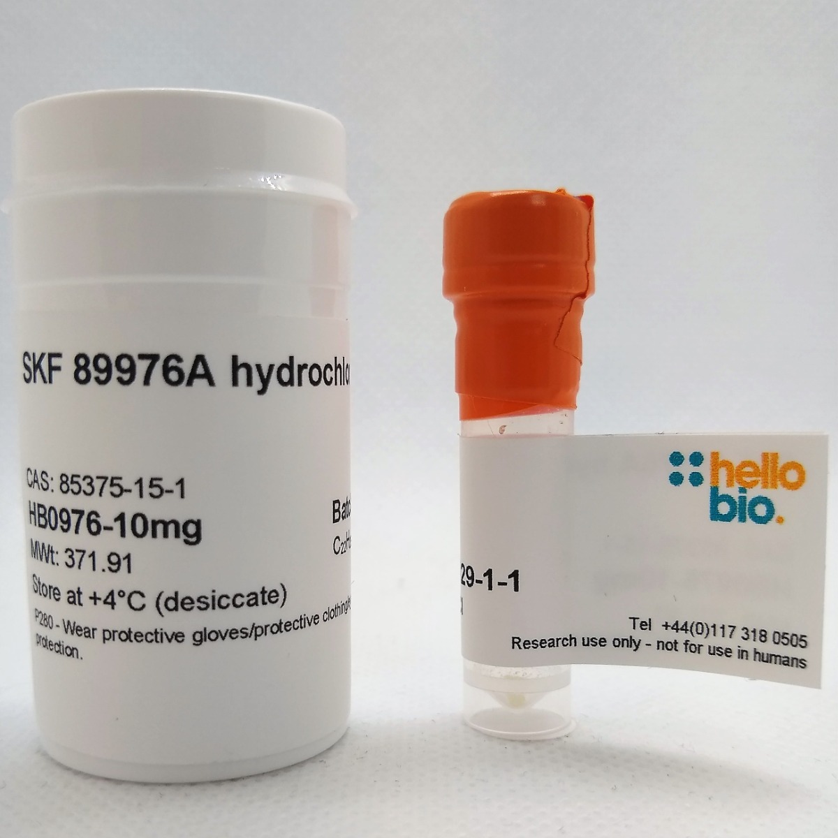 SKF 89976A hydrochloride product vial image | Hello Bio