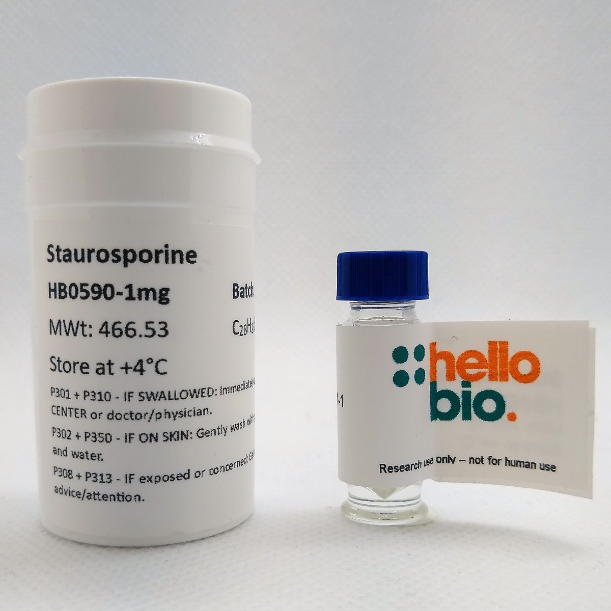 Staurosporine product vial image | Hello Bio