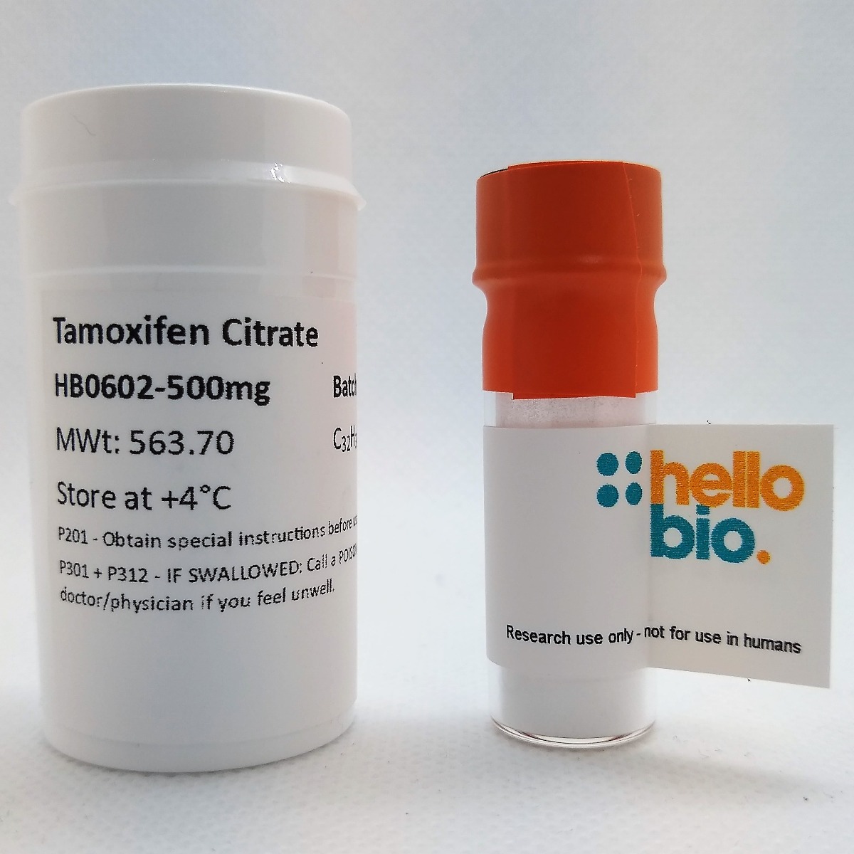 Tamoxifen Citrate product vial image | Hello Bio