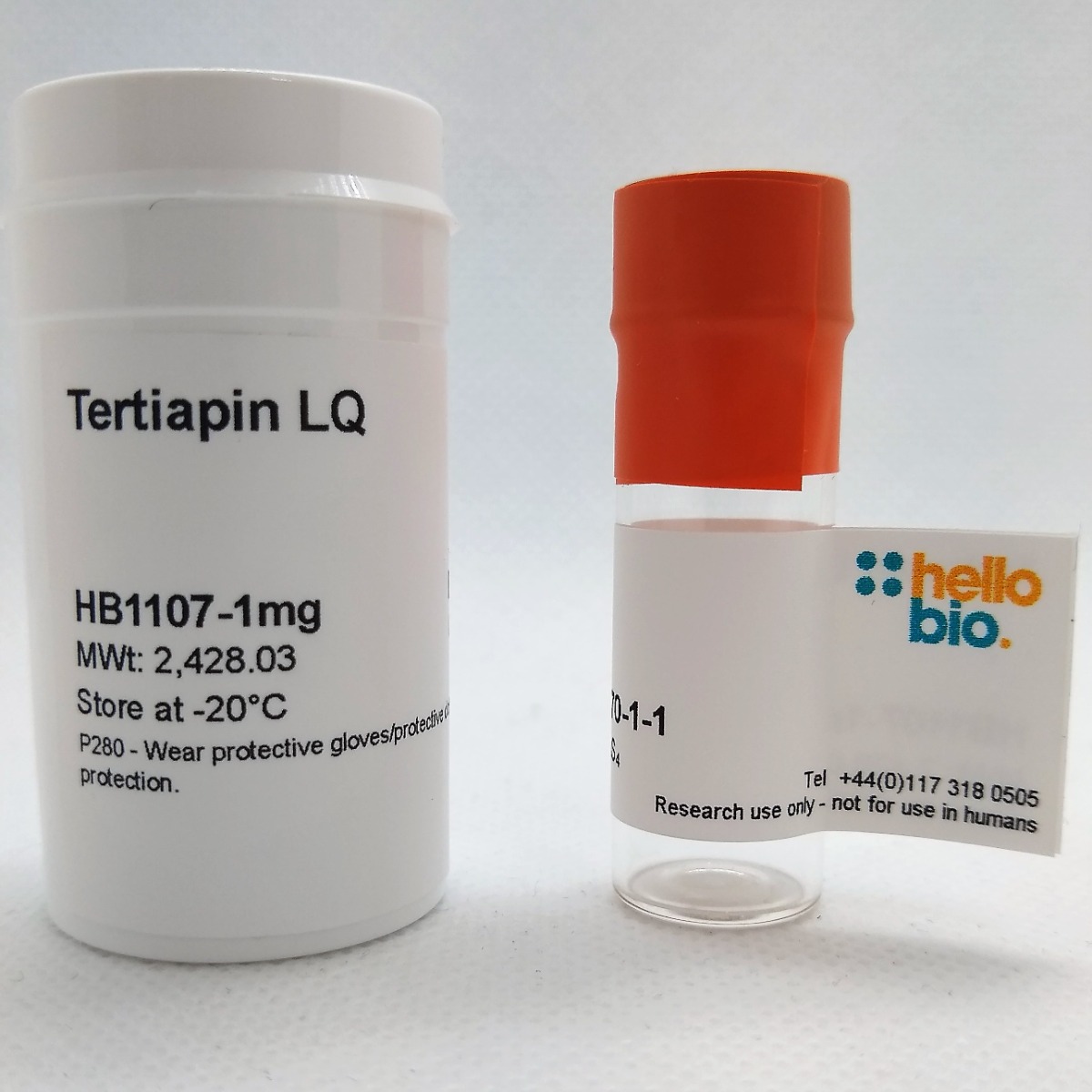 Tertiapin LQ product vial image | Hello Bio