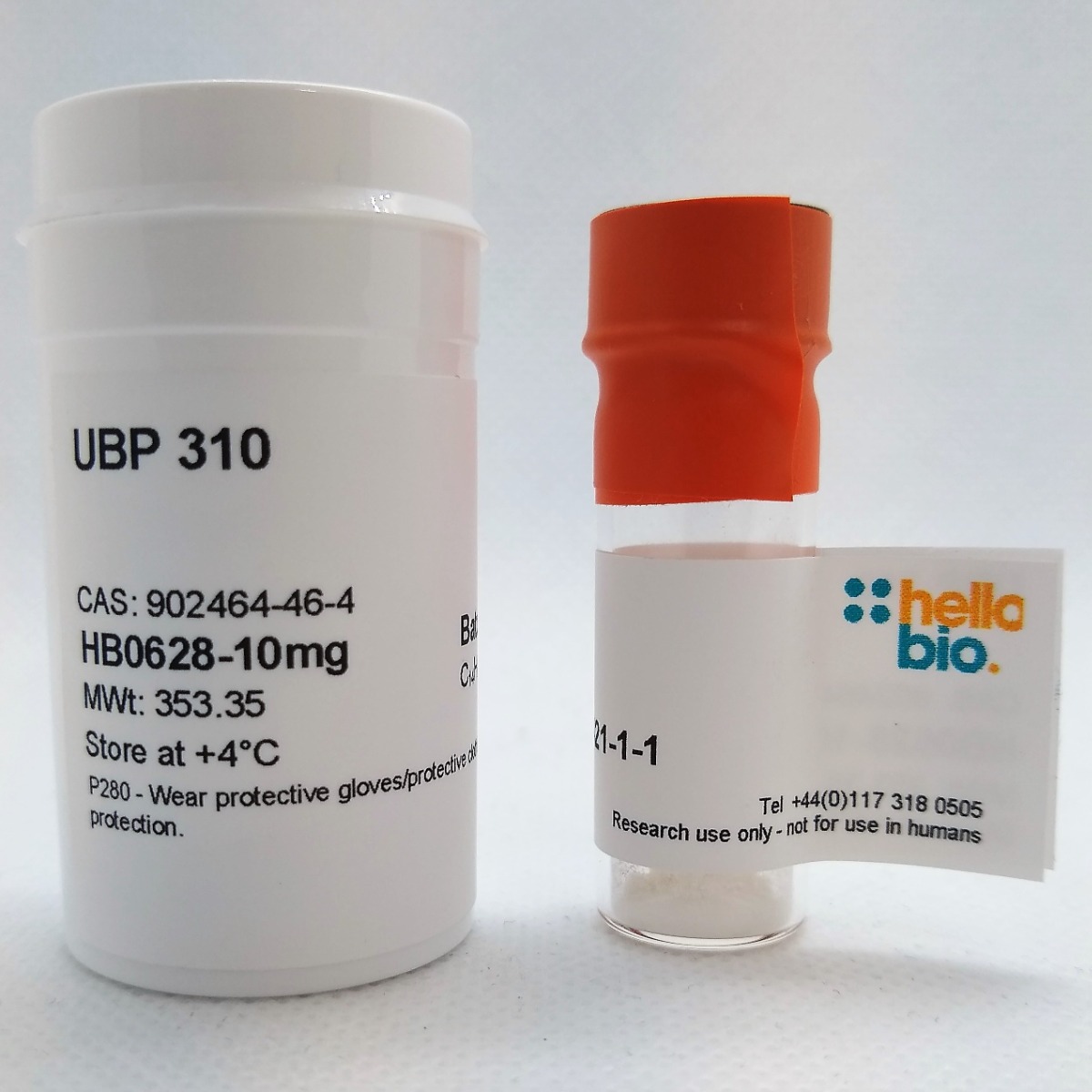 UBP 310 product vial image | Hello Bio