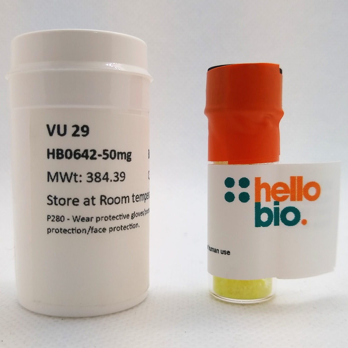 VU 29 product vial image | Hello Bio