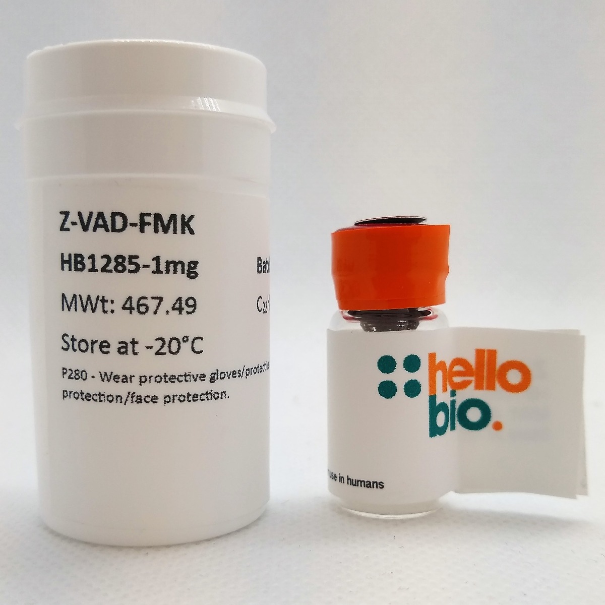 Z-VAD-FMK product vial image | Hello Bio