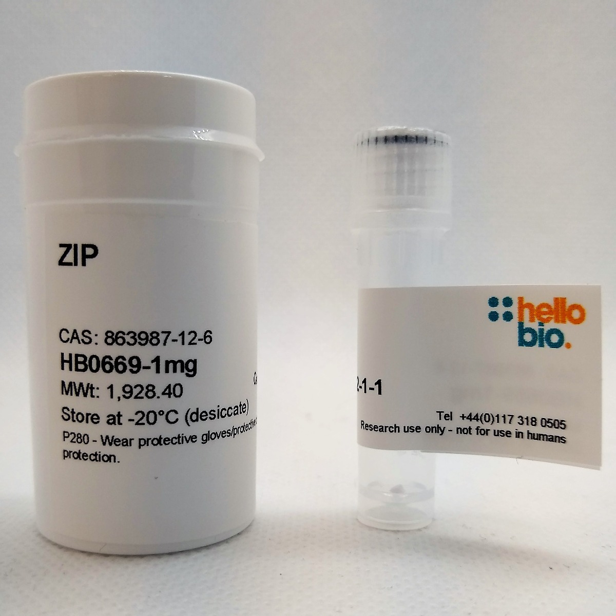 ZIP product vial image | Hello Bio