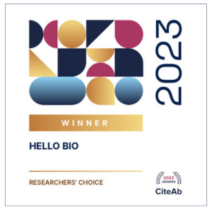 Highly Commended the Researchers' Choice Category, CiteAb Awards 2021